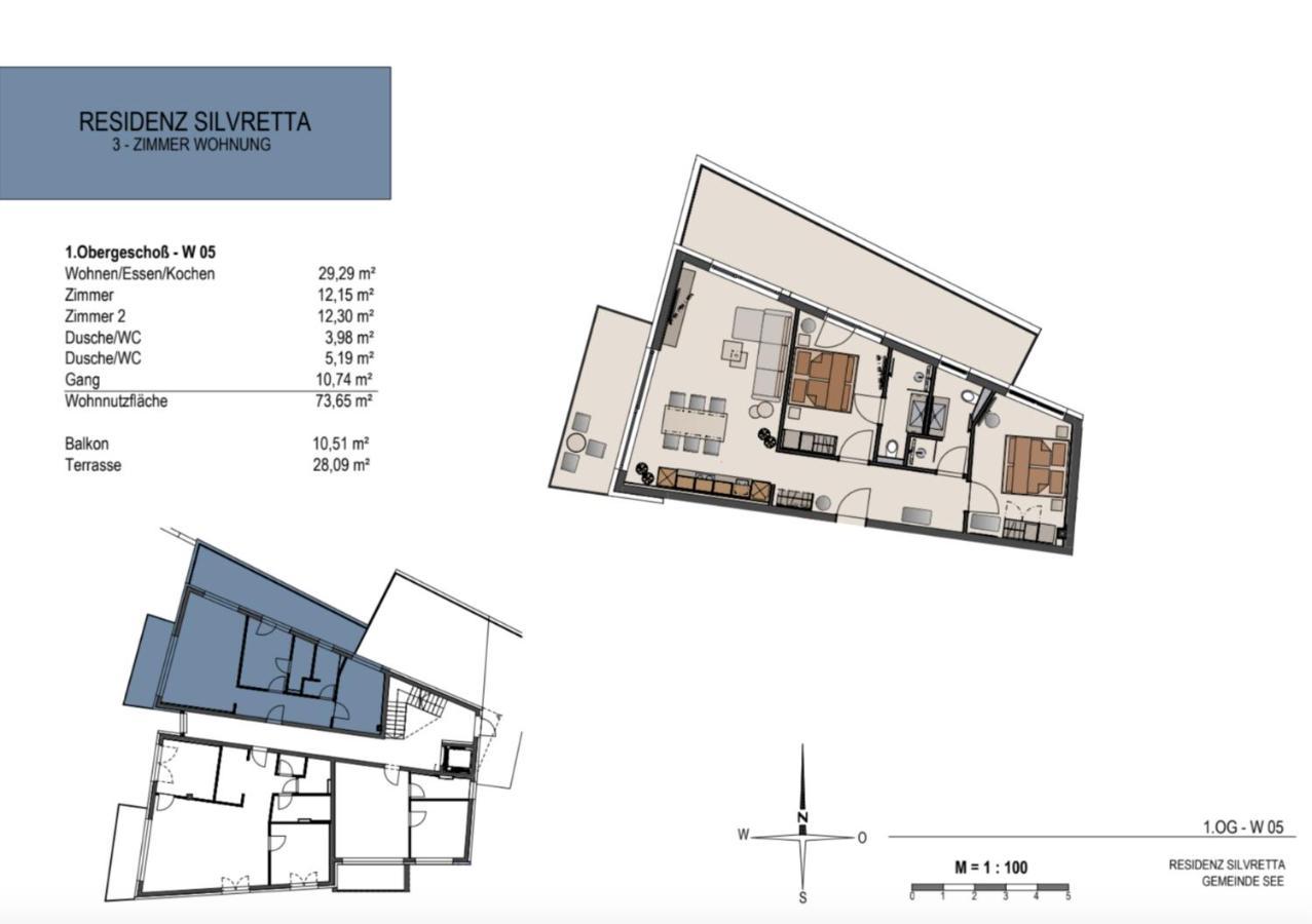 Das Luxurioese Chalet-Apartment In Der Residenz Silvretta - Inklusive Silvretta Card Premium See Ngoại thất bức ảnh
