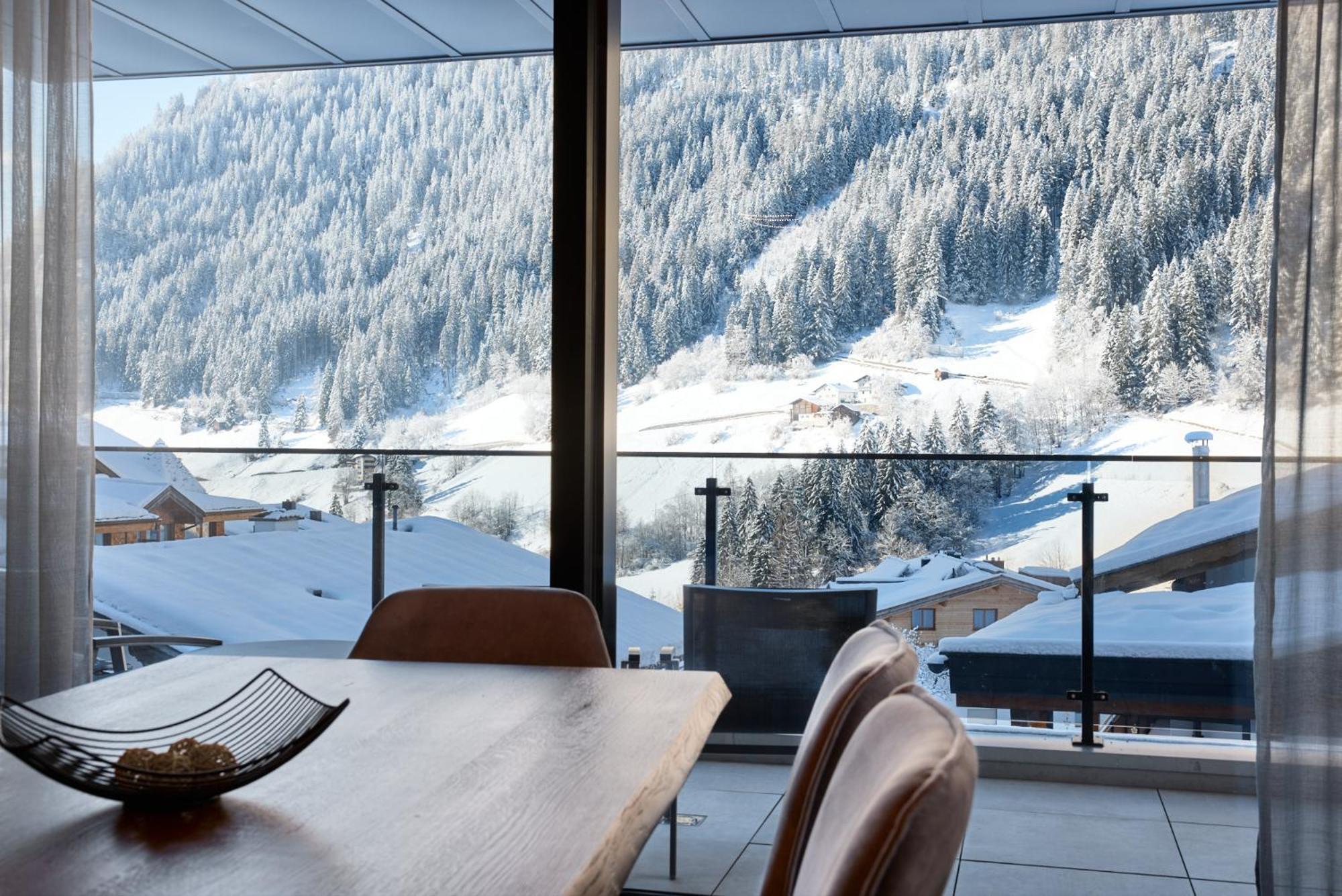 Das Luxurioese Chalet-Apartment In Der Residenz Silvretta - Inklusive Silvretta Card Premium See Ngoại thất bức ảnh